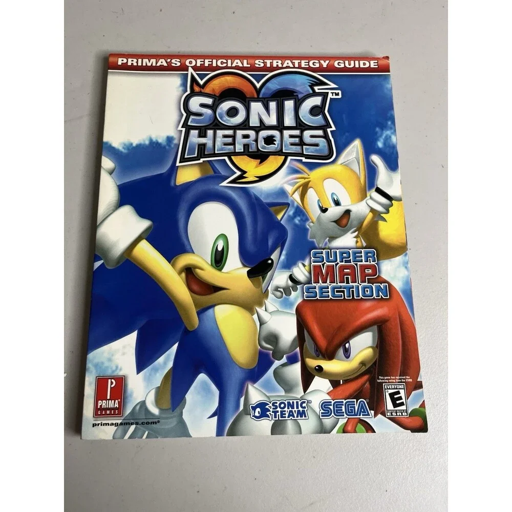 Sonic Heroes Prima Official Strategy Guide Nintendo GameCube PS2 Xbox